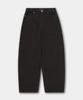 EXCONTAINER Daily Curved Cotton Pants (Charcoal)
