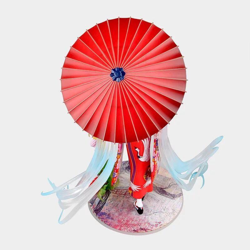 Statuietă Anime 20 cm Hatsune Miku kimono Miku scară 1/8 pictată Kimono Figuras PVC Figurină de Acțiune Model Jucării