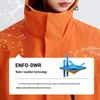 Camel Unisex Outdoor Water-Resistant Hooded Jacket