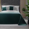 VELVI Quilted Bedspread - Deep Turquoise (Petrol) - 170x210 Cm