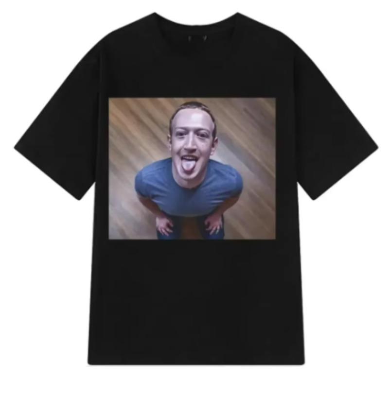 

Funny Bad Expression Tshirt Mark Zuckerberg Good Joke Tshirt Unisexs Womens Tshirt Graphic 2026 Summer Streetwear T Shirt S