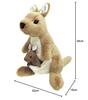 Yoshitoku Land Friends Kangaroo Parent and Child 180450