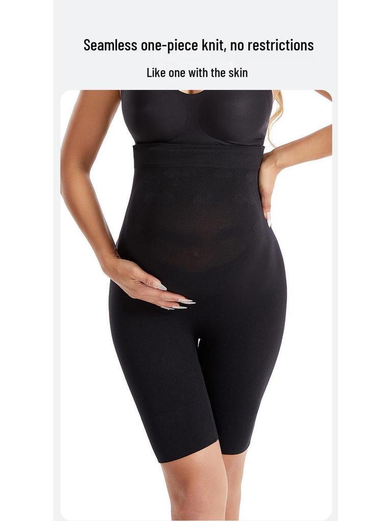 Umstands-High-Waist-Bauchstütz- & Postpartale Form-Leggings