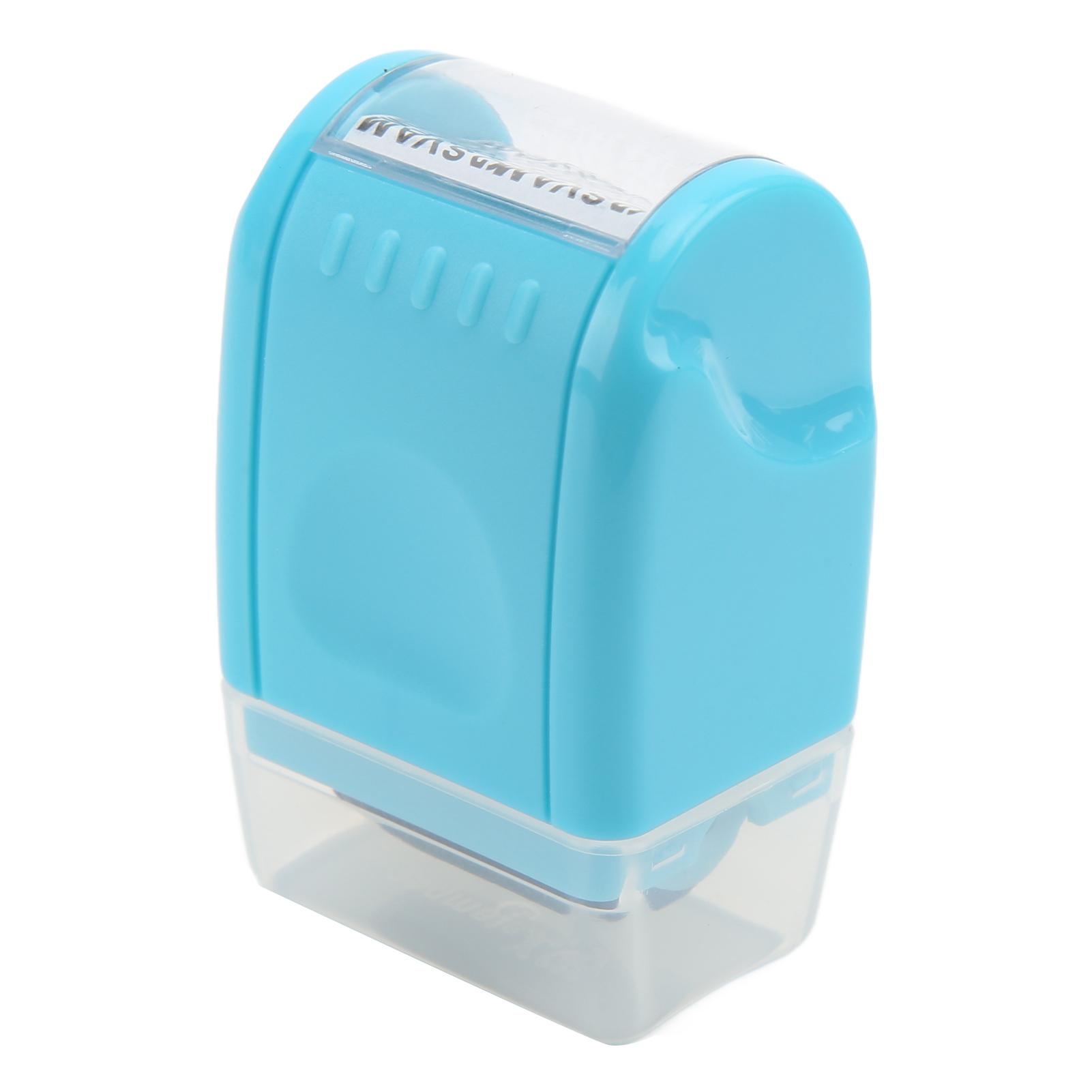 

Confidential Stamp Photosensitive Roller Detachable Window ABS Material Confidential Roller StampBlue