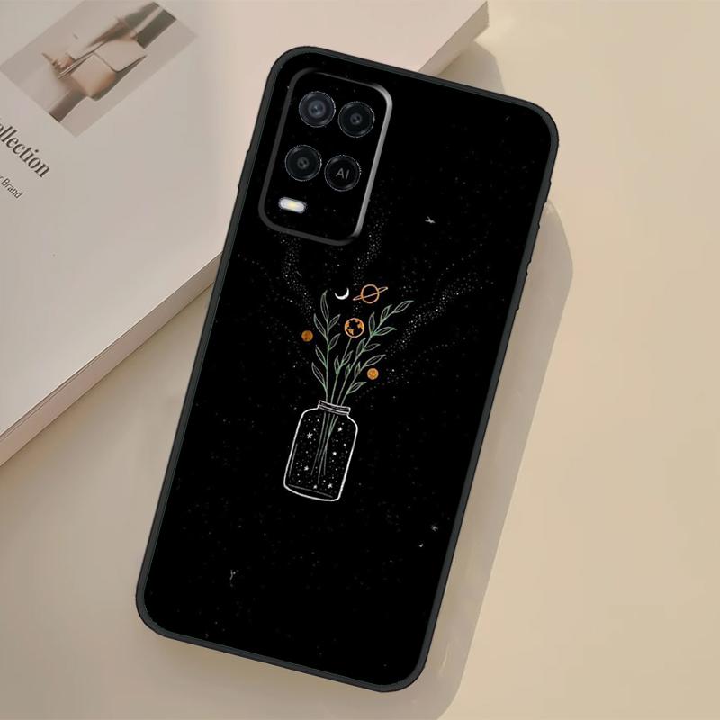Étoiles Constellations Soleil Lune Coque Pour Oppo A5 Pro A15 A17 A57 A77 A18 A38 A58 A78 A98 A96 A76 A16 A94 A74 A54 A40 A60 A80