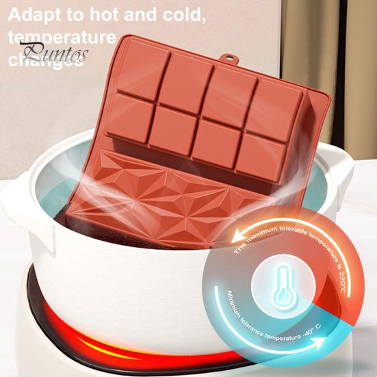 1/2/3 pezzi stampo in silicone per cioccolato profondo Dubai barra spessa per riempire grandi stampi per dolciumi per barrette ripiene riutilizzabili senza BPA multifunzionali da forno