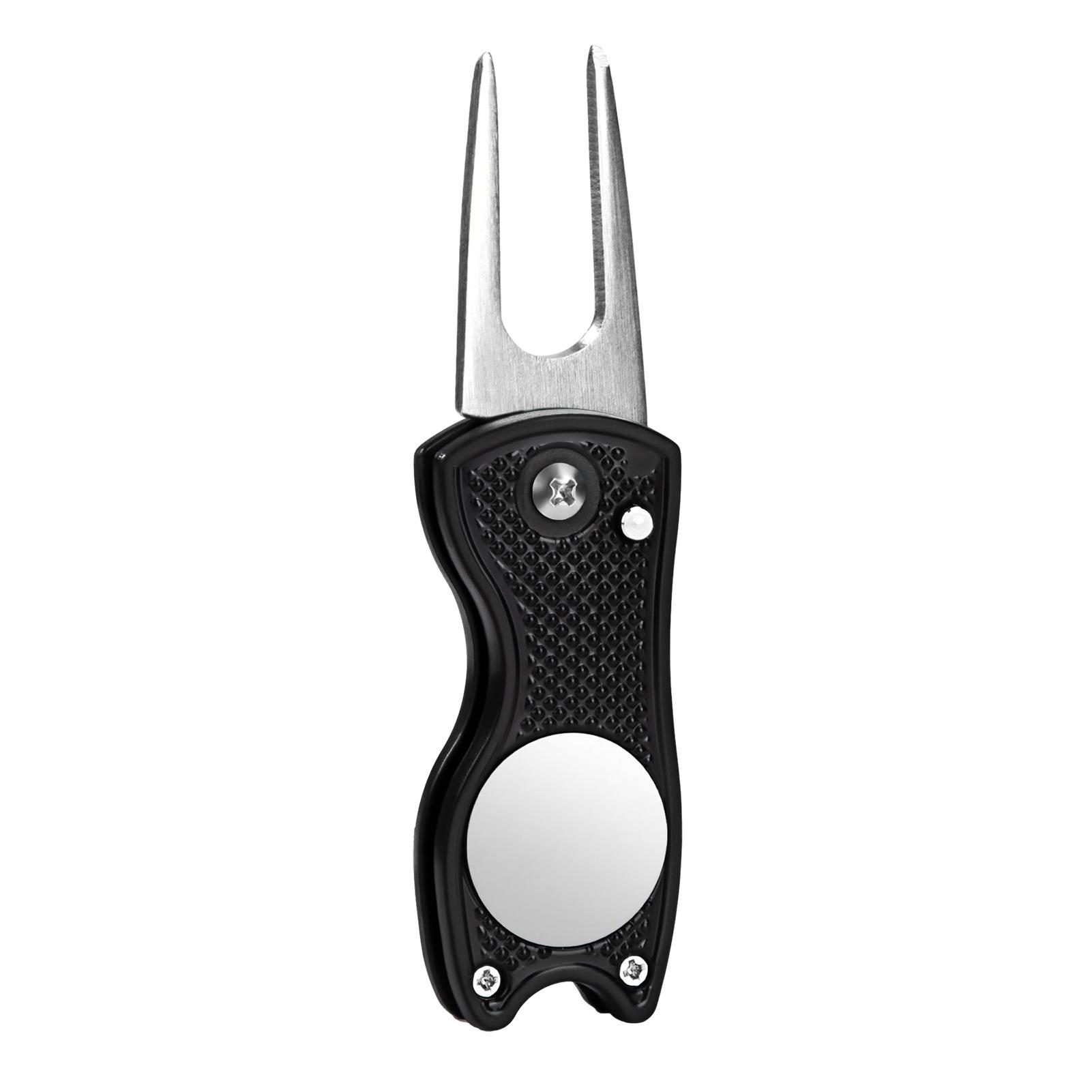 Foldable Golf Divot Tools Causes Less Damage to Greens Divot Repair Tool Golf Training Aids for Professional Golfers