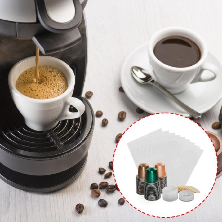Macchina per Capsule di Caffè in Pellicola di Alluminio a Riempimento Rapido Strumento Manuale a Pressione Per Baristi Casalinghi Adattabilità a Macchine Multiple