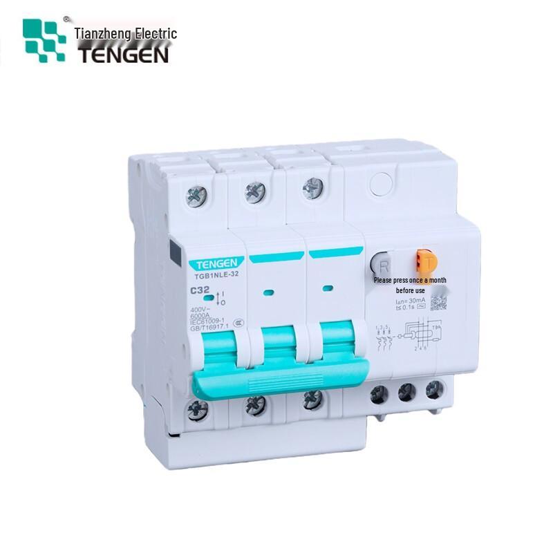 Tengen Electric TGB1NLE-32 Miniature Residual Current Circuit Breaker