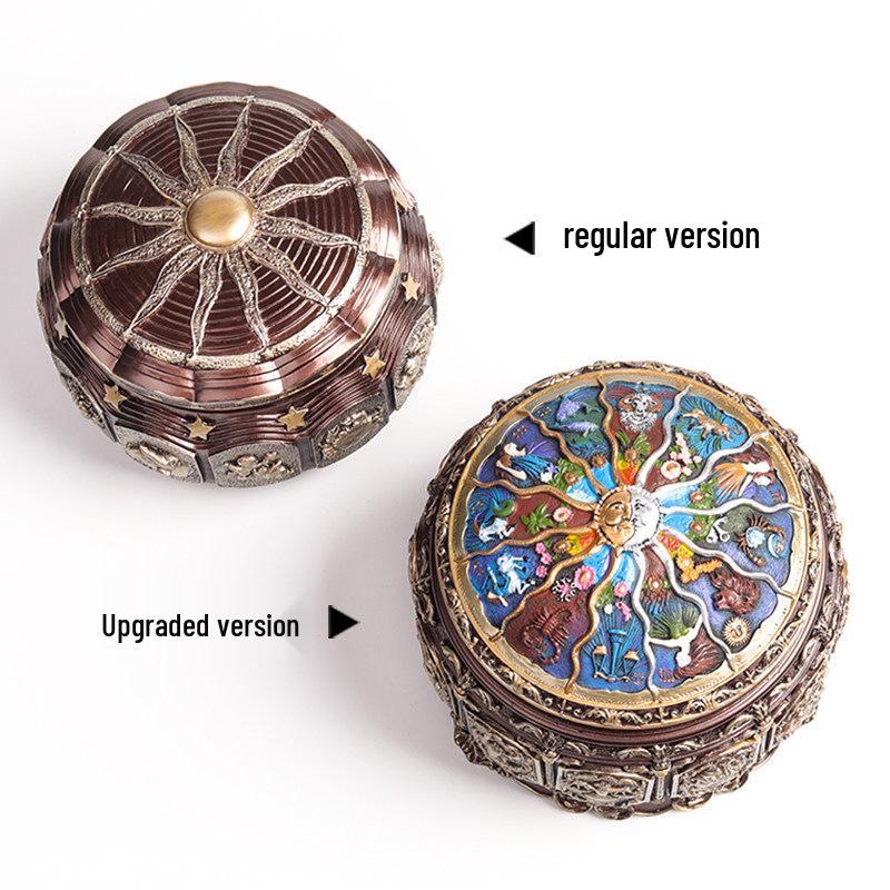 Luminous Rotating DIY Constellation Music Box: Creative Retro Gift for Girls - Perfect for Christmas or Birthdays