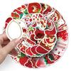 50 Strawberry Ins Style Graffiti Stickers Small Fresh Girl Heart Handbook Decoration Mobile Phone Tablet Computer DIY Stickers V