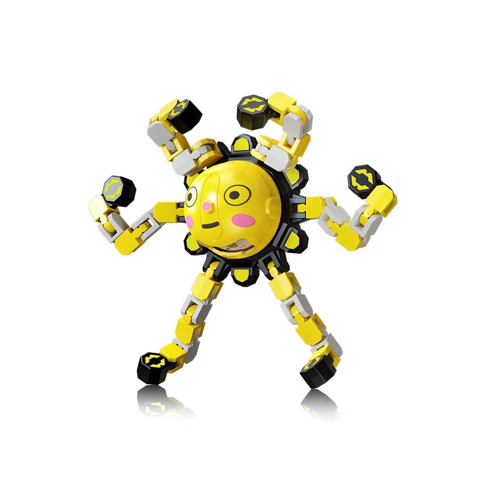 Plastics Fingertip Versatile Chain Face Changing Transformable Fidget Spinners  Party Favors