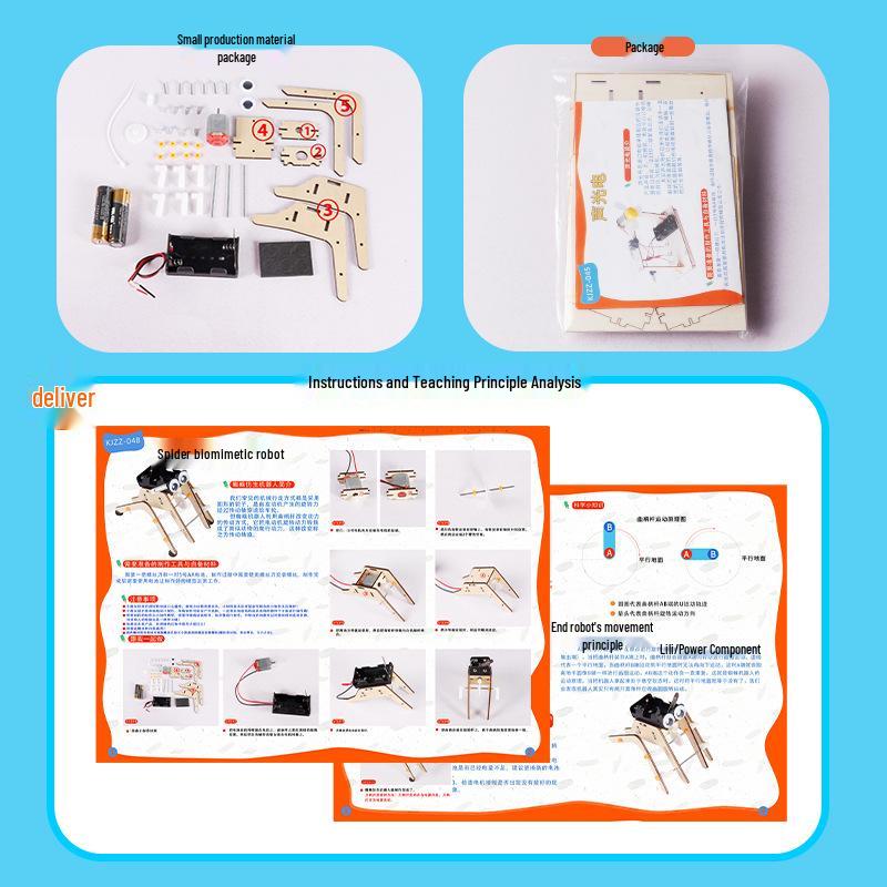 DIY Bionic Spider Robot Kit for Kids: Eight-Legged Fun Science Experiment