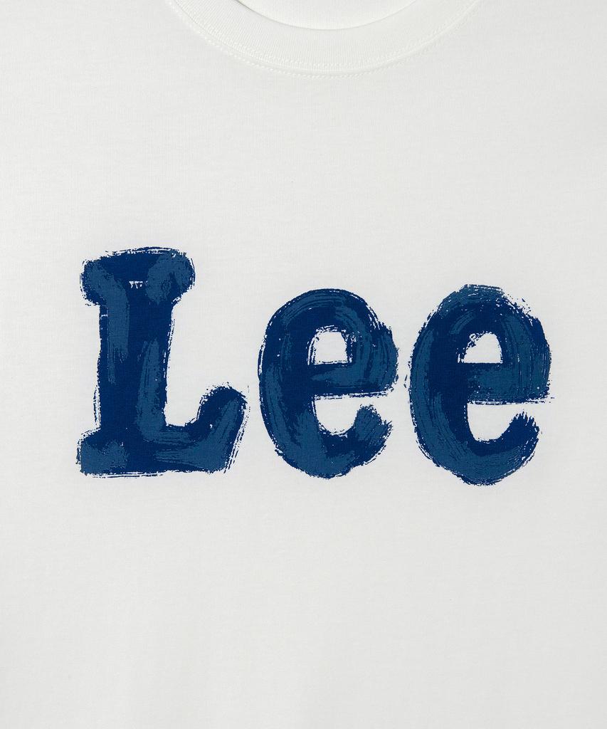 LEE Brush Painting Logo Short Sleeve T-Shirt White