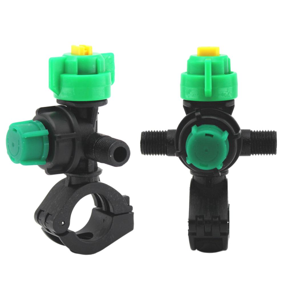 2pack Plastic Sprayer Attachments 6 Pin Clamps Interfaces 25 Nozzle Holes Enhances Mists Distribution System