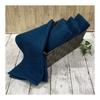 Senshu Face Towel, Set of 2, Navy, Trial Approx. 34x85cm, Colored Towel, Made In Japan, 100% Cotton, Water Absorbent, Thin, 200 Momme, Hot Spring
