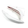 2Pcs Anti-Collision Scratch Patch Car Front Rear Bumper Corner Lip Guard Strip Sticker Protection Protector Crash Accessories