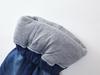 Girls' Winter Fleece-Lined Quilted Jeans - Thick, Warm, Fashionable Outerwear.