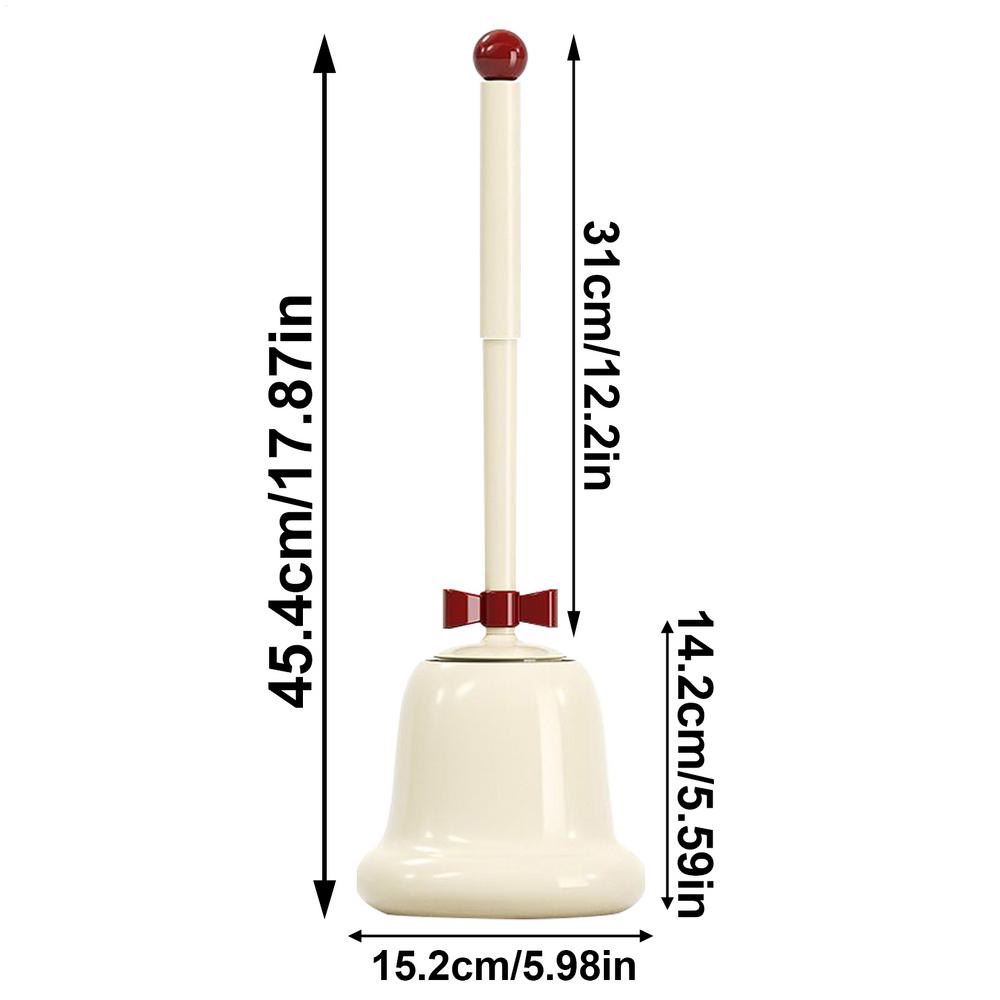 

Toilet Bowl Brush Toilet Bowl Cleaner Brush Deep Cleaning Long Handle Bathroom Cleaning Tools for College Dorm Household Hotel белый