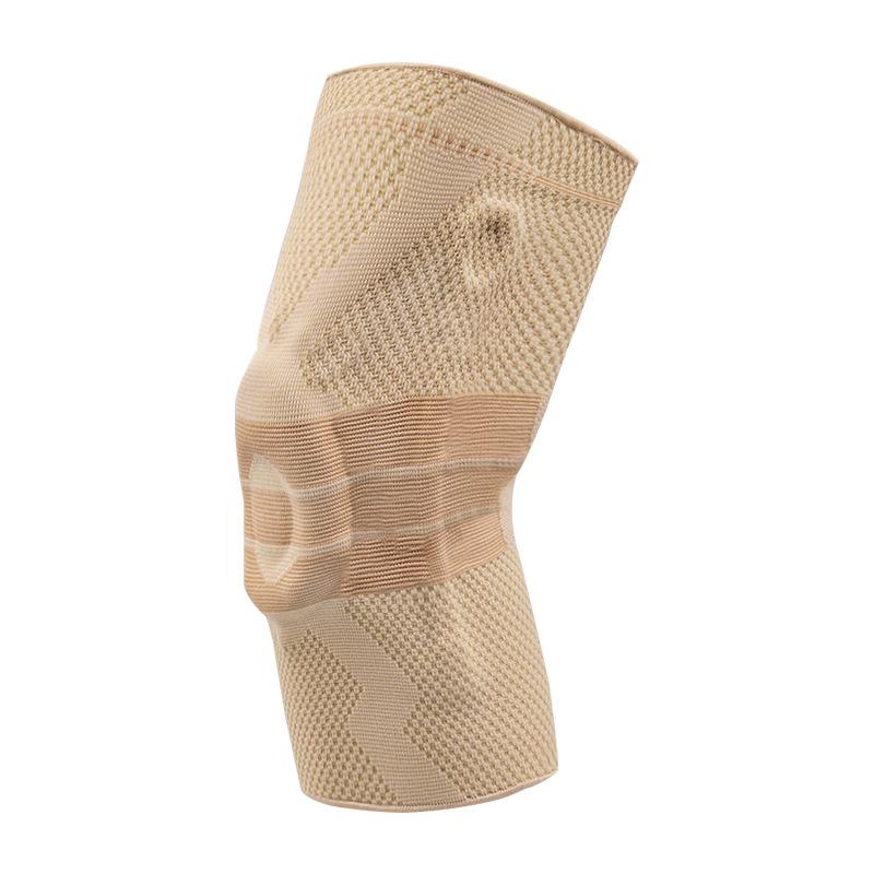 

New Sports Knee Pads Fitness Running and Cycling Patella Knee Pads Knitted Sports Warm Knee Pads Silicone Sleeve Protective Gear XL
