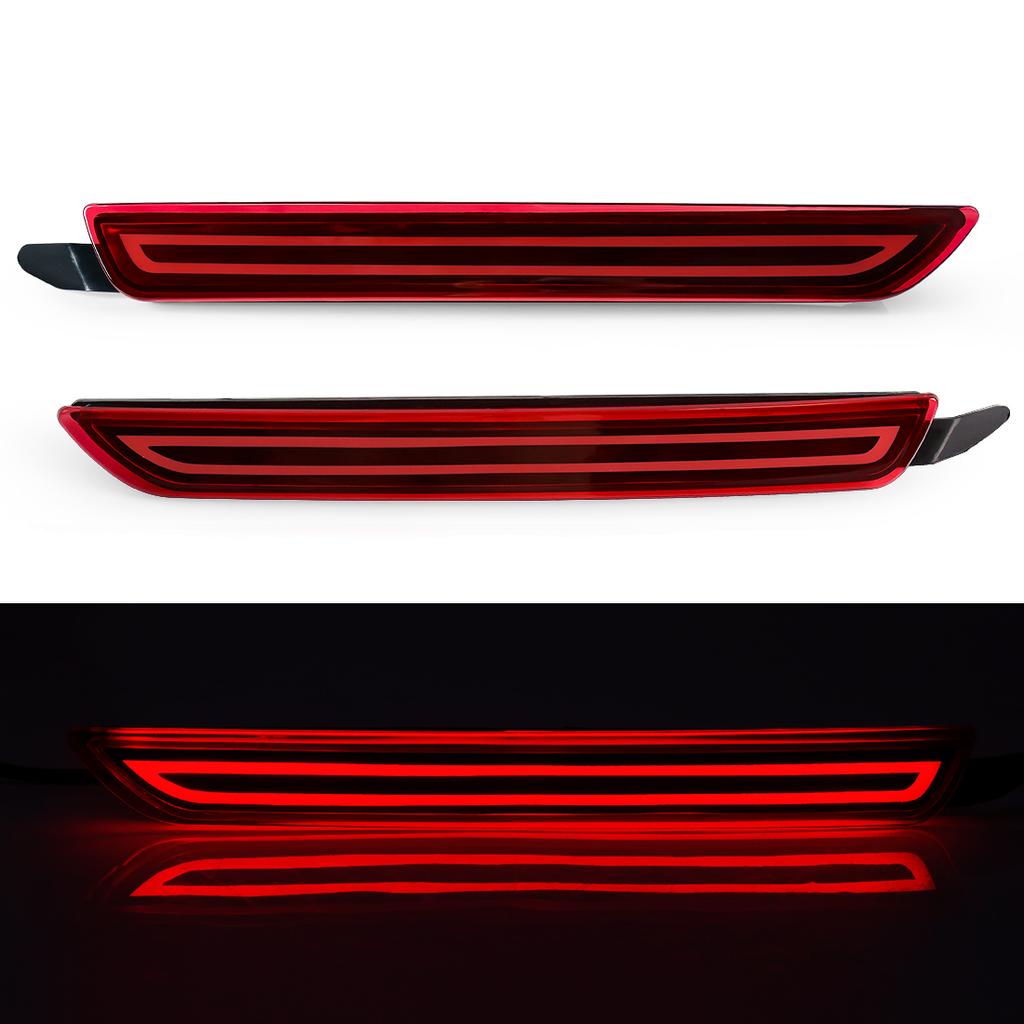 For Mazda CX-30 CX30 CX50 CX-50 2020 2021 2022 Car Rear Bumper Reflector Light Danamic Turn Signal Brake Warning Drving Lamp 12V