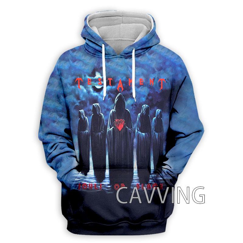 Testament Band 3D Gedruckte Mode Kapuzenpullover Sweatshirts Harajuku Hoodie Sweatshirts Oberteile Kleidung für Damen/Herren