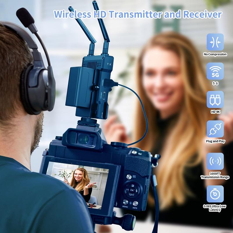 JM300PRO Wireless Video Transmission Kit HD Camera Extender Chrome Cast 4K Receiver 300m Extensor for Android10.0 Projector