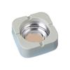 Portable Creative Tinplate Square Ashtray Holder Cigarette Ash Storage Box Case