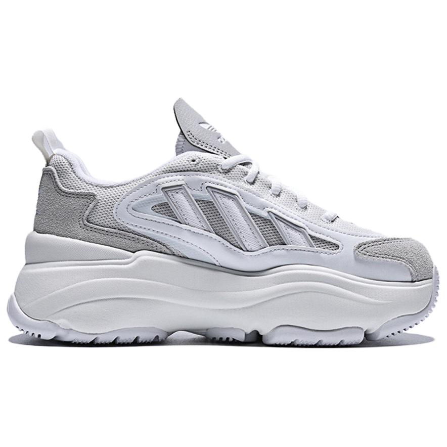 Adidas Originals OZGAIA Low top Chunky Sneakers Unisex Gray White KJ7308