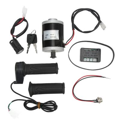 24V 100W Electric Motor Kit Synchronous Gear Motor with Controller Charger Lock for Electric Scooters Bikes Tricycles