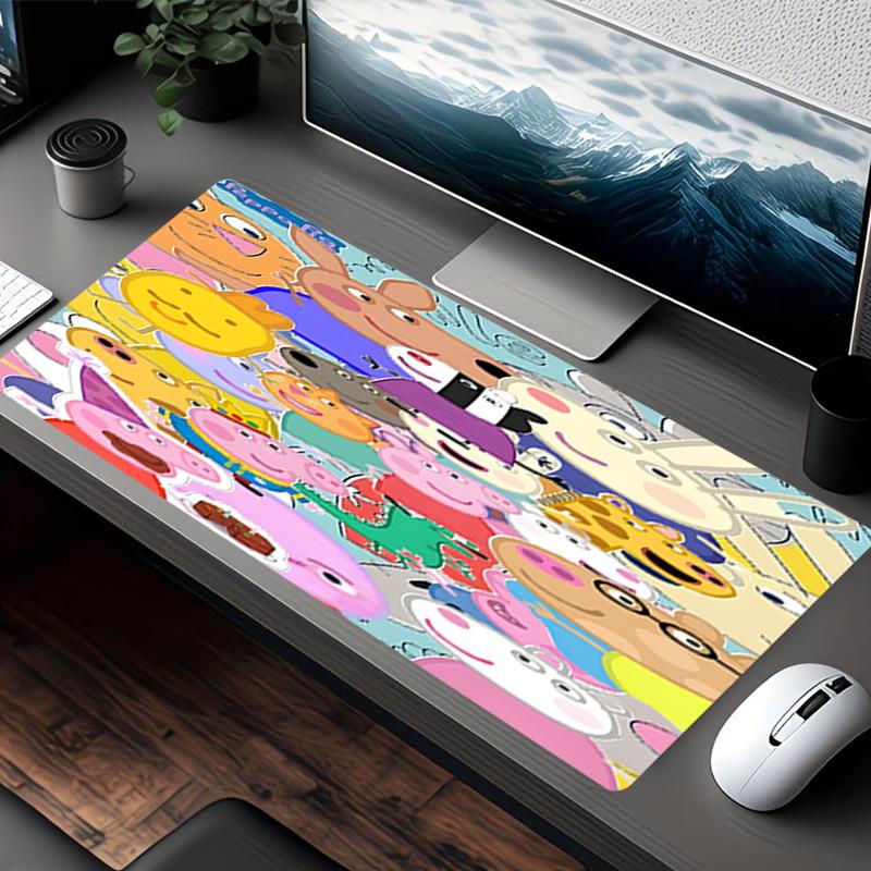 Cartoon animation Print Mouse Pad, for Keyboard Pad Laptop PC Mat for Office Home Use, Desk Decor, Perfect Birthday Gift for Gamers