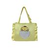 Pattern Lace Design Tote Bag With Transparent Compartment For Daily Use Girls