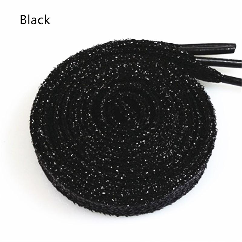 

Fashion 110cm /43 Metallic Glitter Flat Shoelaces Shoe Laces Trainers Sport Shoe Colored Available Running Shoelace Bootlaces