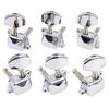 6Pcs Semi-Closed Guitar String Tuning Pegs Zinc Alloy Acoustic Guitar Tuners Guitar String Tuning Keys for DIY Parts
