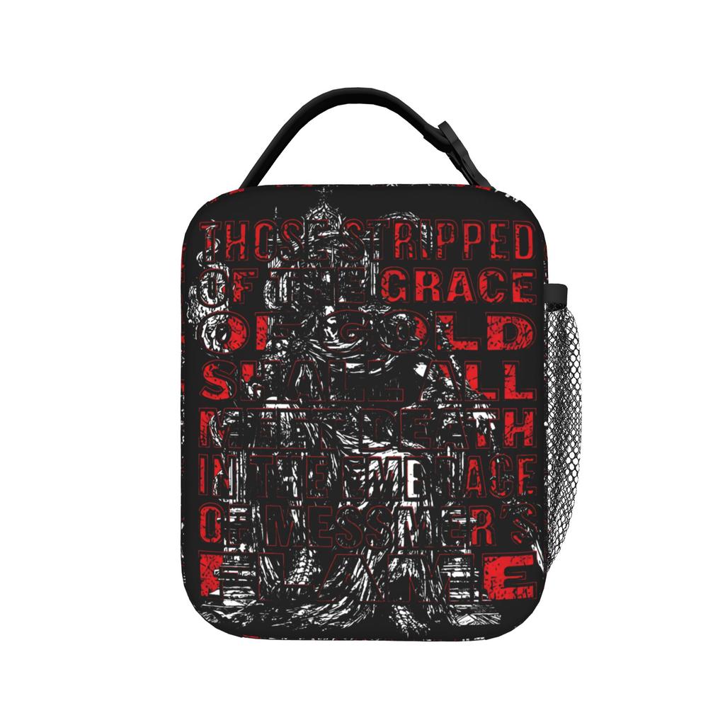 Elden Ring Game Lunch Bag Casual Picnic Lunch Box Print Portable Insulated Thermal Lunch Bags