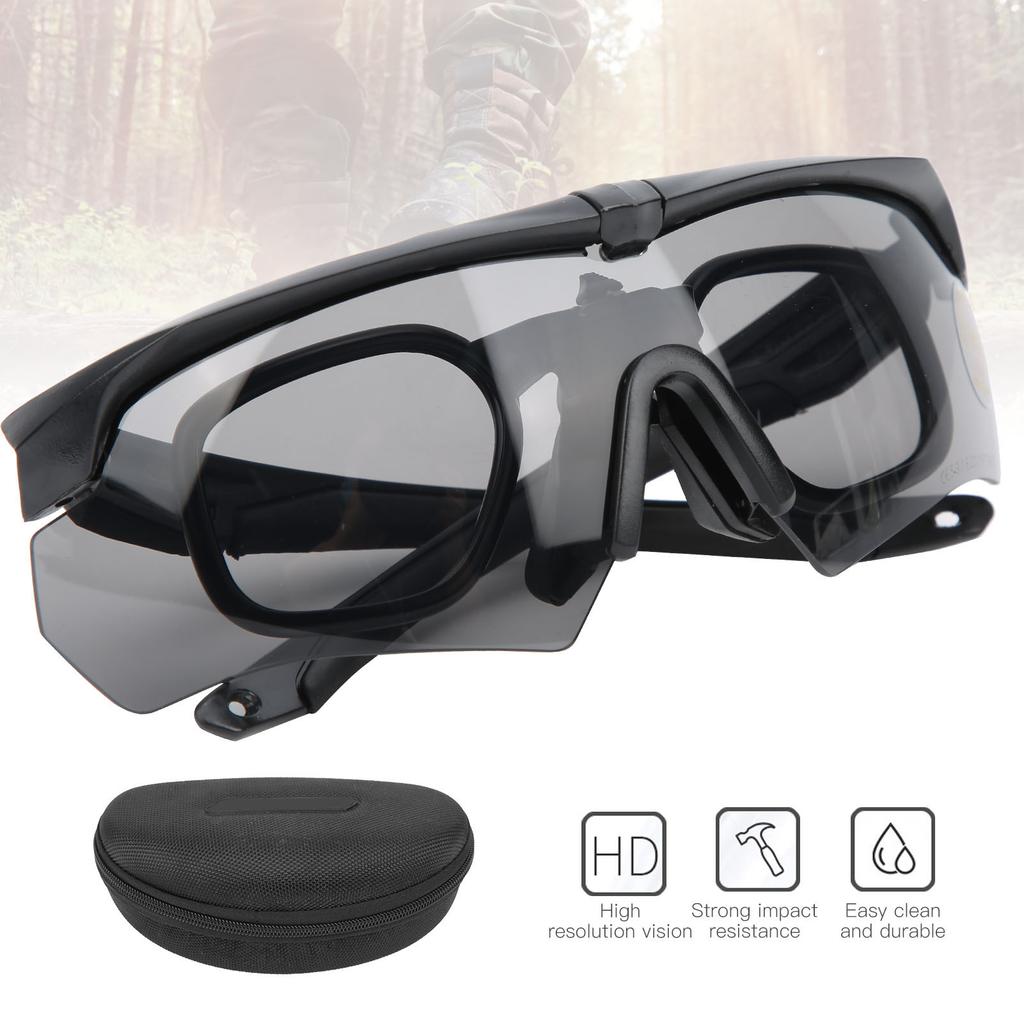 Taktische Militärbrille Sicherheitsschutz Anti-Impact-Brille Winddichte Outdoor-Ausrüstung