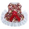 25 years old new sweetheart princess dress cross-border pet teddy dog cat bow gauze dress evening dress