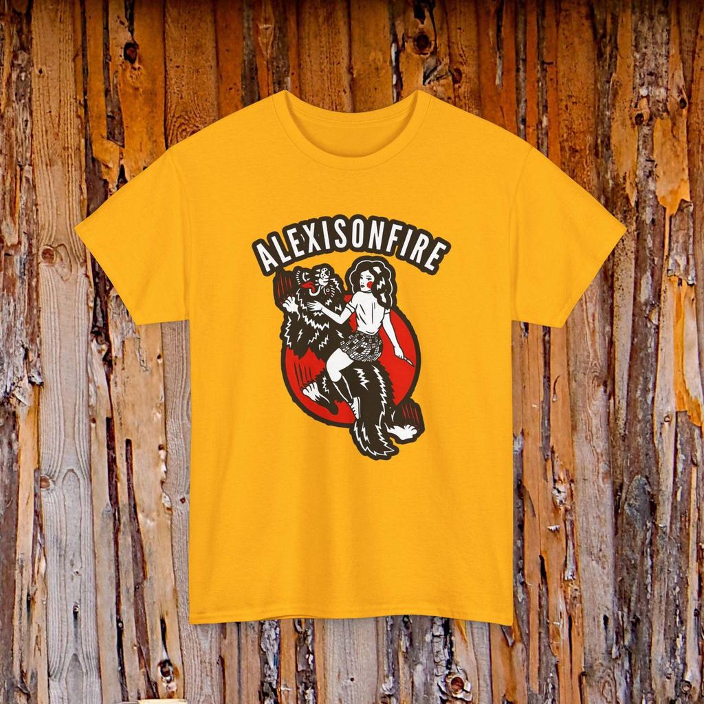 ALEXISONFIRE Hard Rock Band Logo Tee | Music Shirt