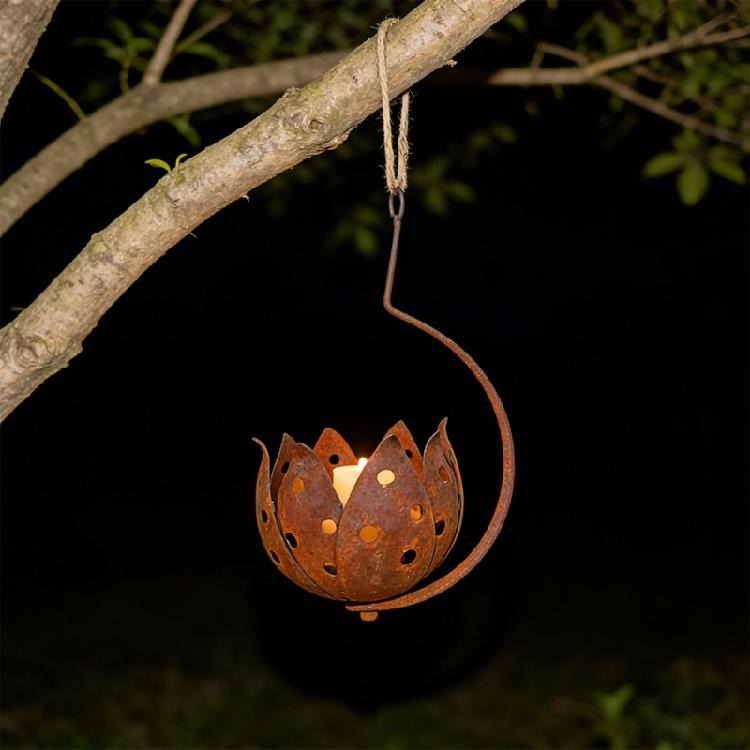 Flower Candle Stake Home Decoration Lamp Room Camping Light For Exterior Interior Home Outdoor Decoration