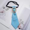 Butterfly Tie Brooch For Women With Silk Fabric Korean Style Neck Accessory For Summer 2025
