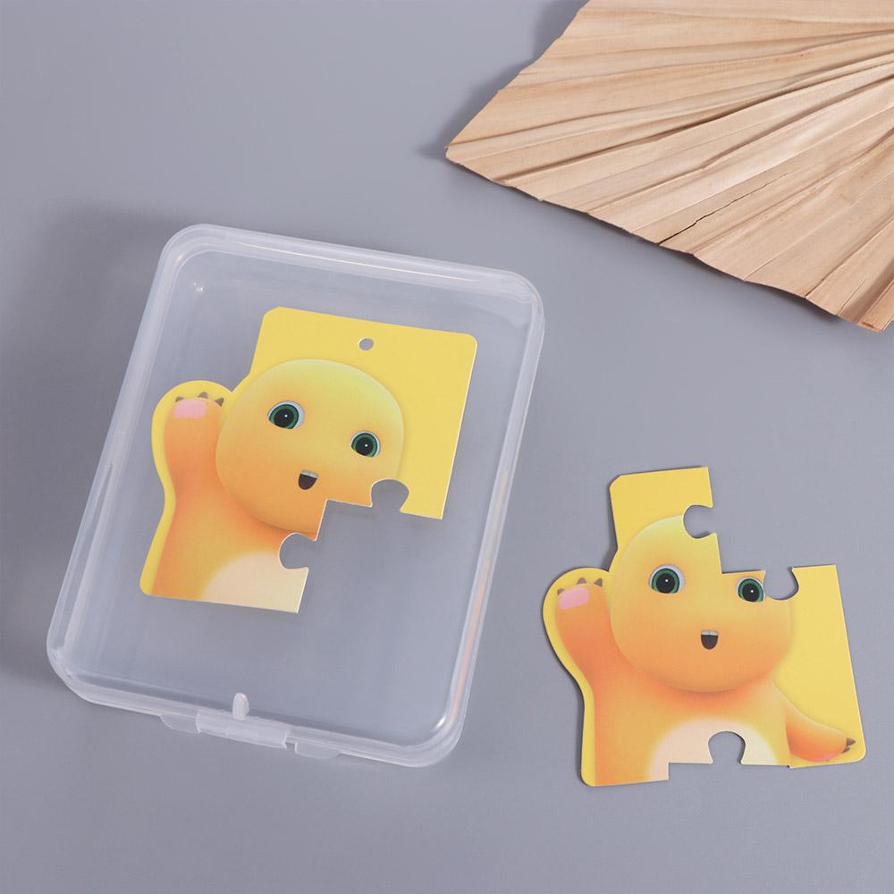 Transparent Card Storage Case Dustproof Flip Storage Box Photocard Storage Box  Stationery