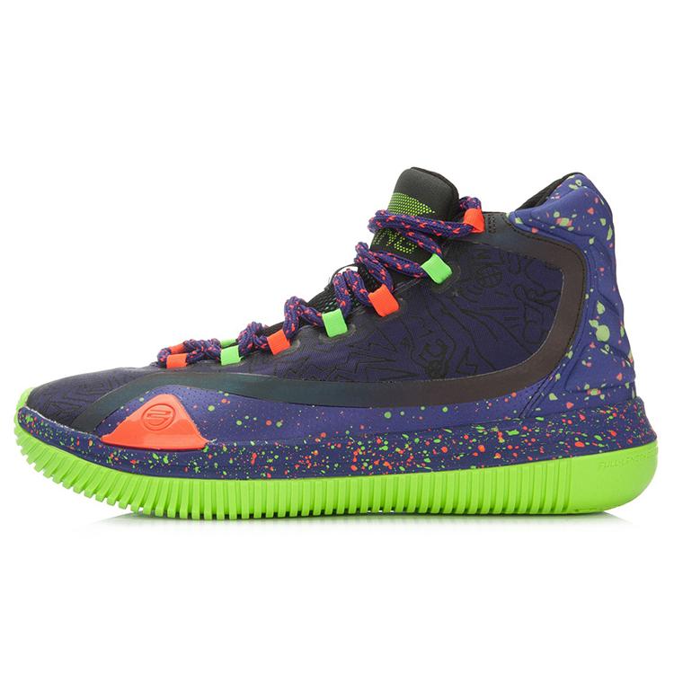 

Li Ning Fangs Textile, TPU Cushioning Slip Resistant Abrasion Resistant Coverage Support High top Basketball Shoes ABAL021-6 42