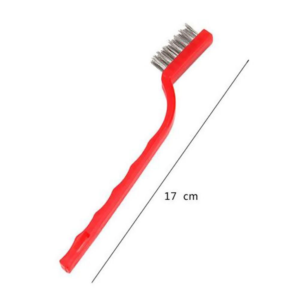 3Pcs/lot  Gas Stove Cleaning Wire Brush Kitchen Tools Metal Fiber Brush Strong Decontamination