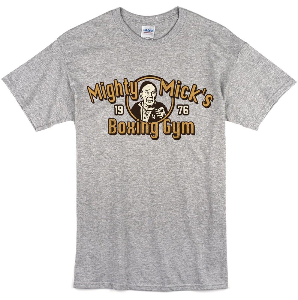 Mighty Mick Boxing Gym Rocky Inspired T-shirt Retro 70s 80s Film Movie Tee M