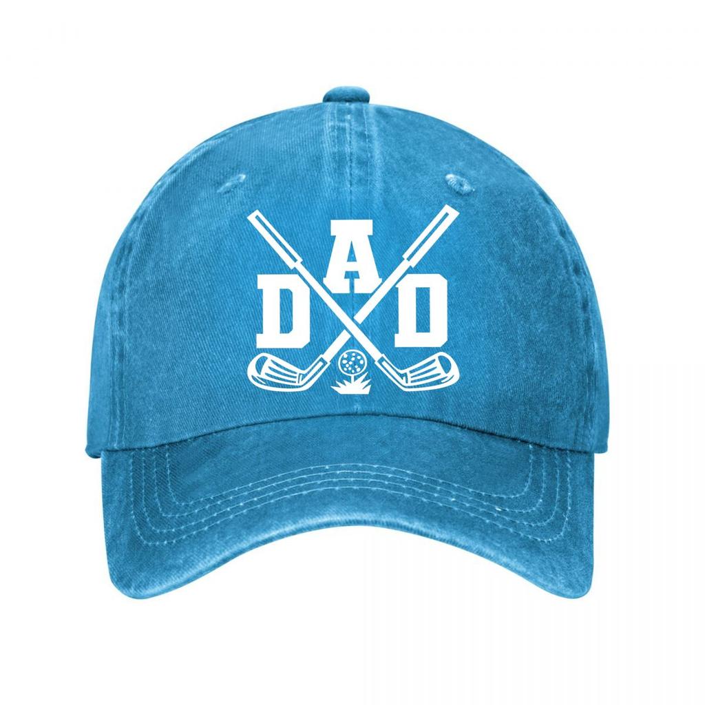 Dad Golf Snapback Hat New Vintage Washed Cotton Baseball Cap Parent Kids Sun Hats