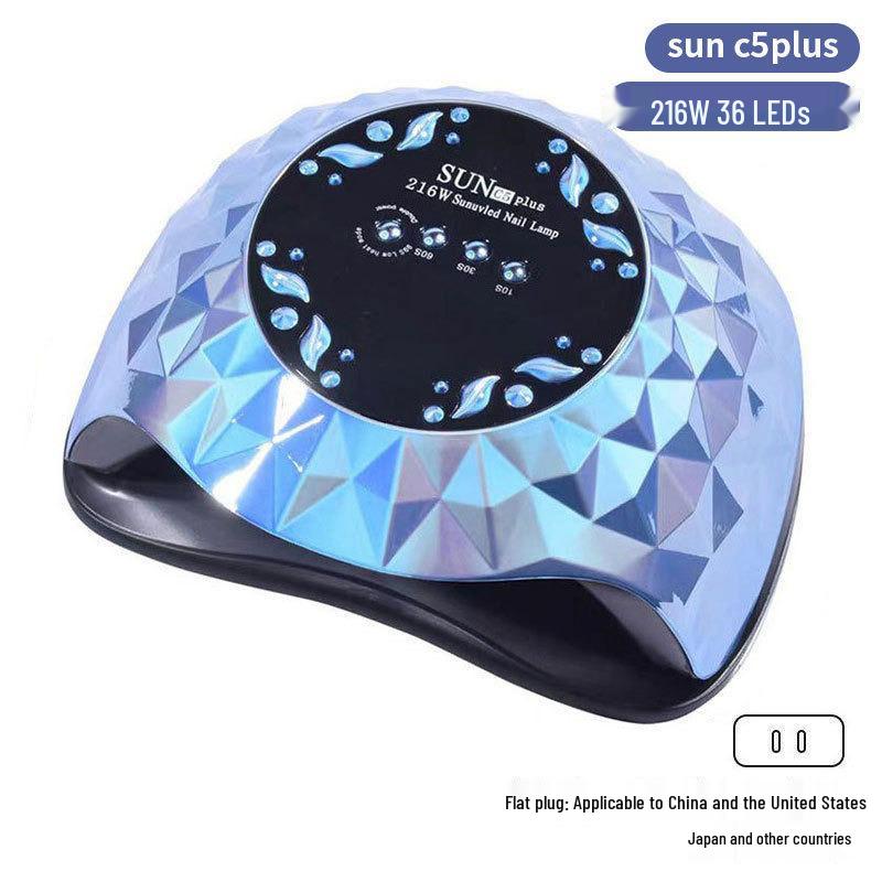 Dazzling 256W LED Nail Curing Lamp, Quick Dry Gel Lamp for Salon Use