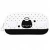 Cartoon Angel Demon Cat Pencil Case Large Capacity Mesh Pocket Design Stationery Storage for School Kids Students Gift