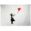 Banksy Cafe Curtain for Small Heat UV Energy Room Small Window Curtains for and Store 100cm Wide X 72cm Long Windows, Insulating, Protection, Saving,