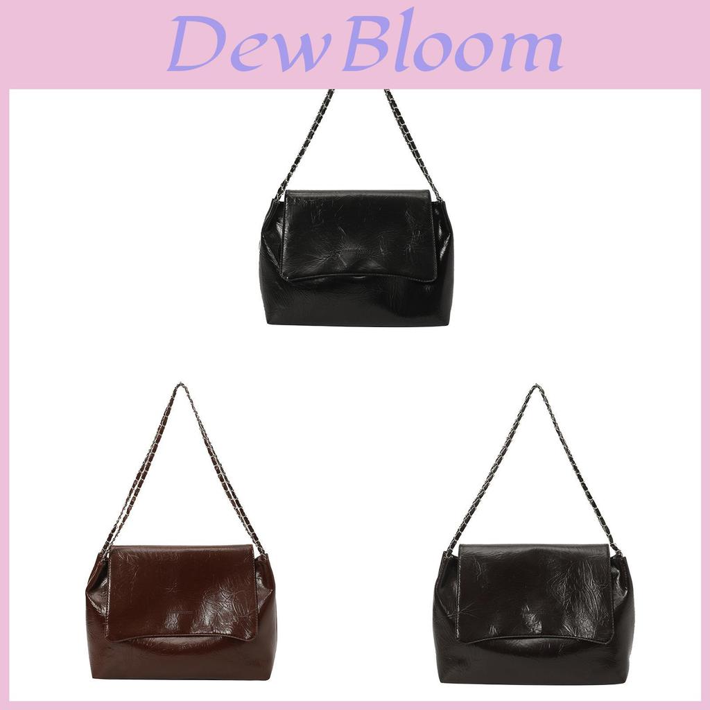Pu Large Capacity Tote Bag For Women With Chain Strap And Magnetic Closure For Daily Use
