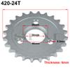 Motorcycle Parts Z50 Rear Gear Sprocket 24T/29T/31T/35T/37T Tooth For 420/428 Chain for Pitbike RM Monkey Bike 50CC